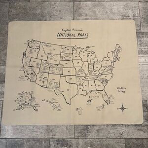 Gathre National Parks Mini+ Vegan Leather Play Mat